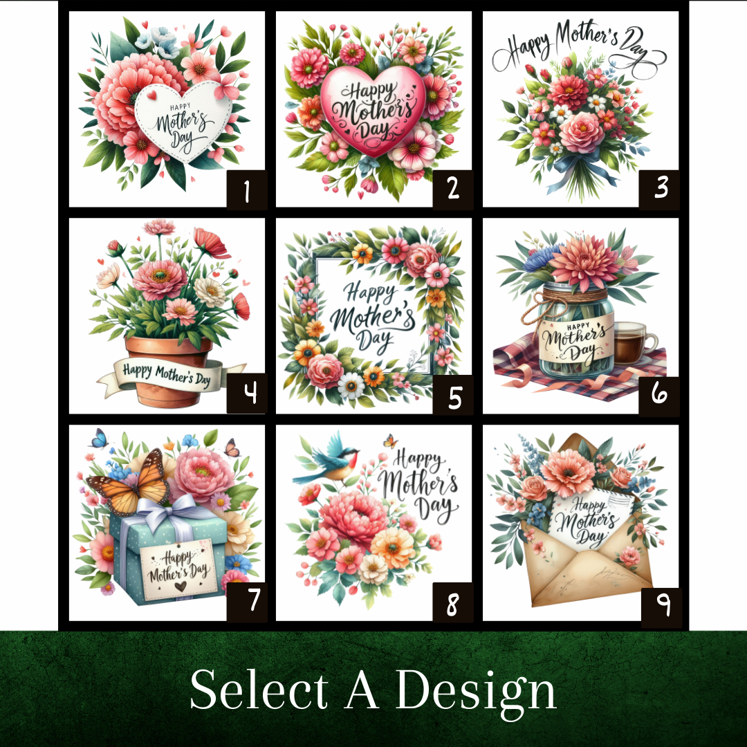 Design Add On - Floral Mothers Day Mug