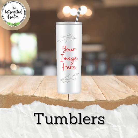 Personalized photo tumblers